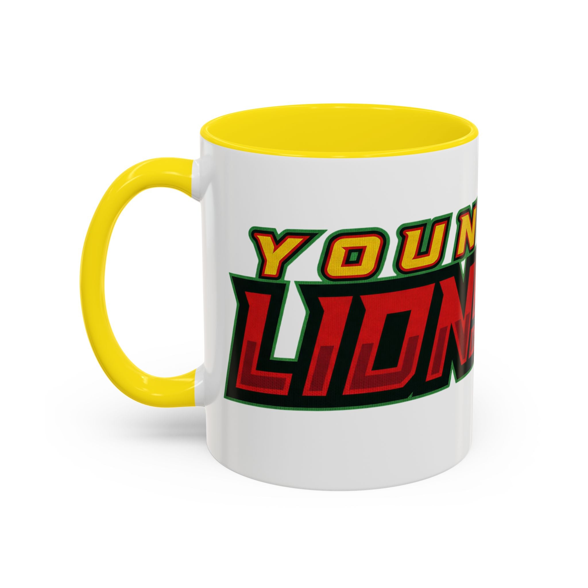 Rasta Lion Coffee Mug - Young Lions 305 Accent Ceramic Mug (11/15oz)