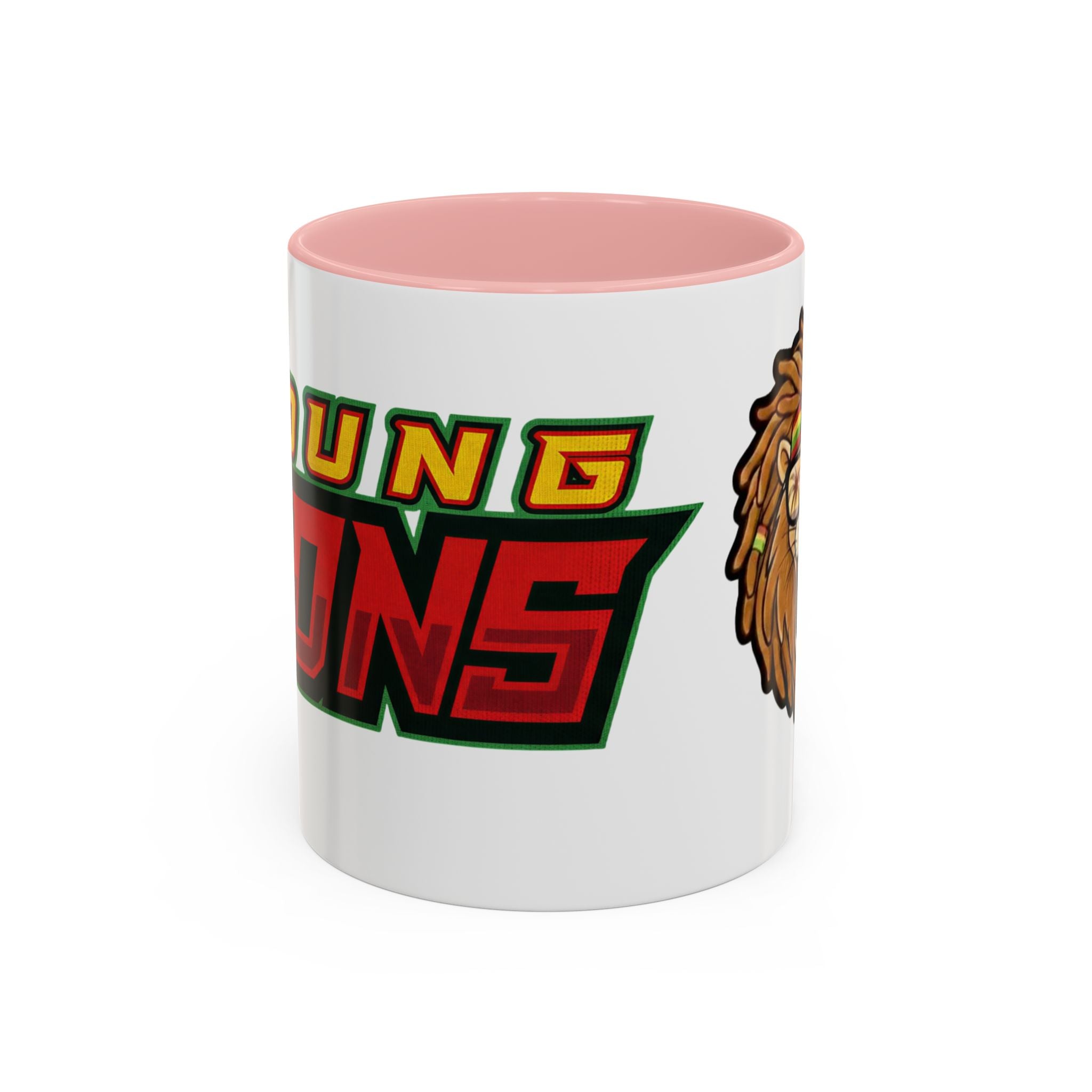 Rasta Lion Coffee Mug - Young Lions 305 Accent Ceramic Mug (11/15oz)