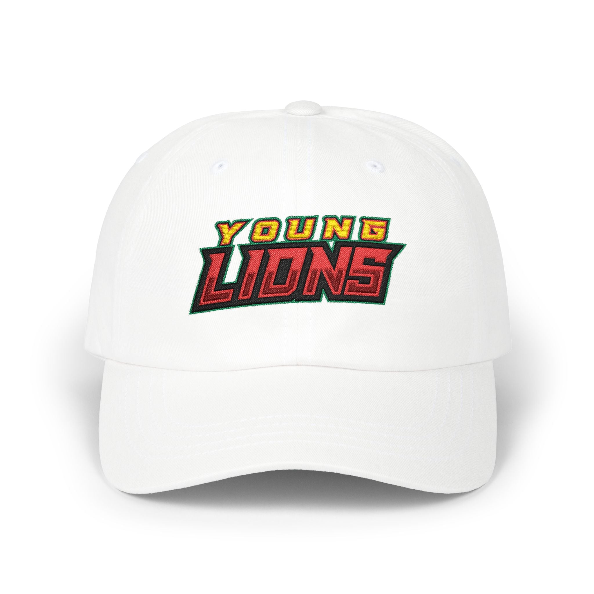 Young Lions Embroidered Dad Cap — Vintage Sports Baseball Hat