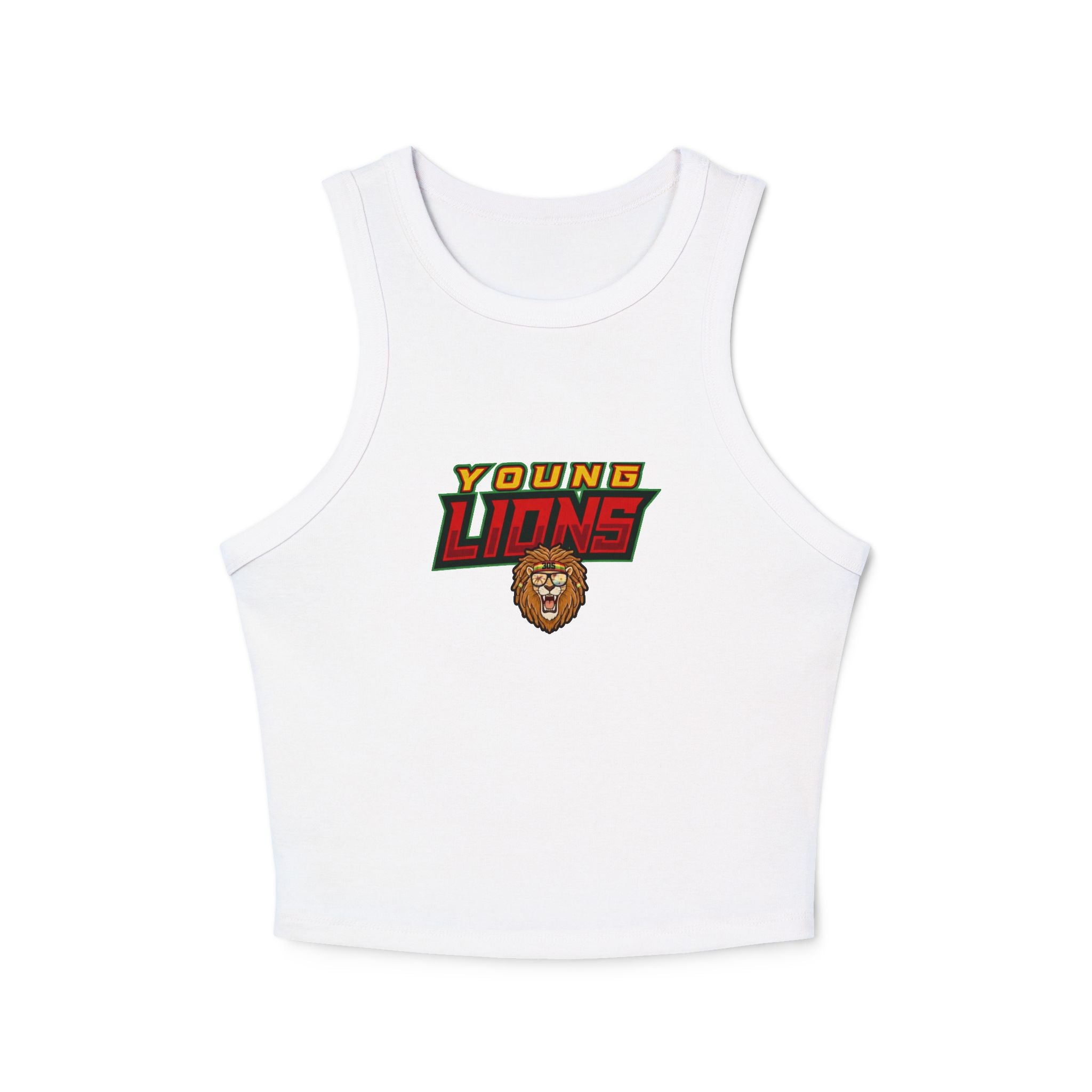Young Lions Racer Tank Top – Women's Graphic Crop Tank