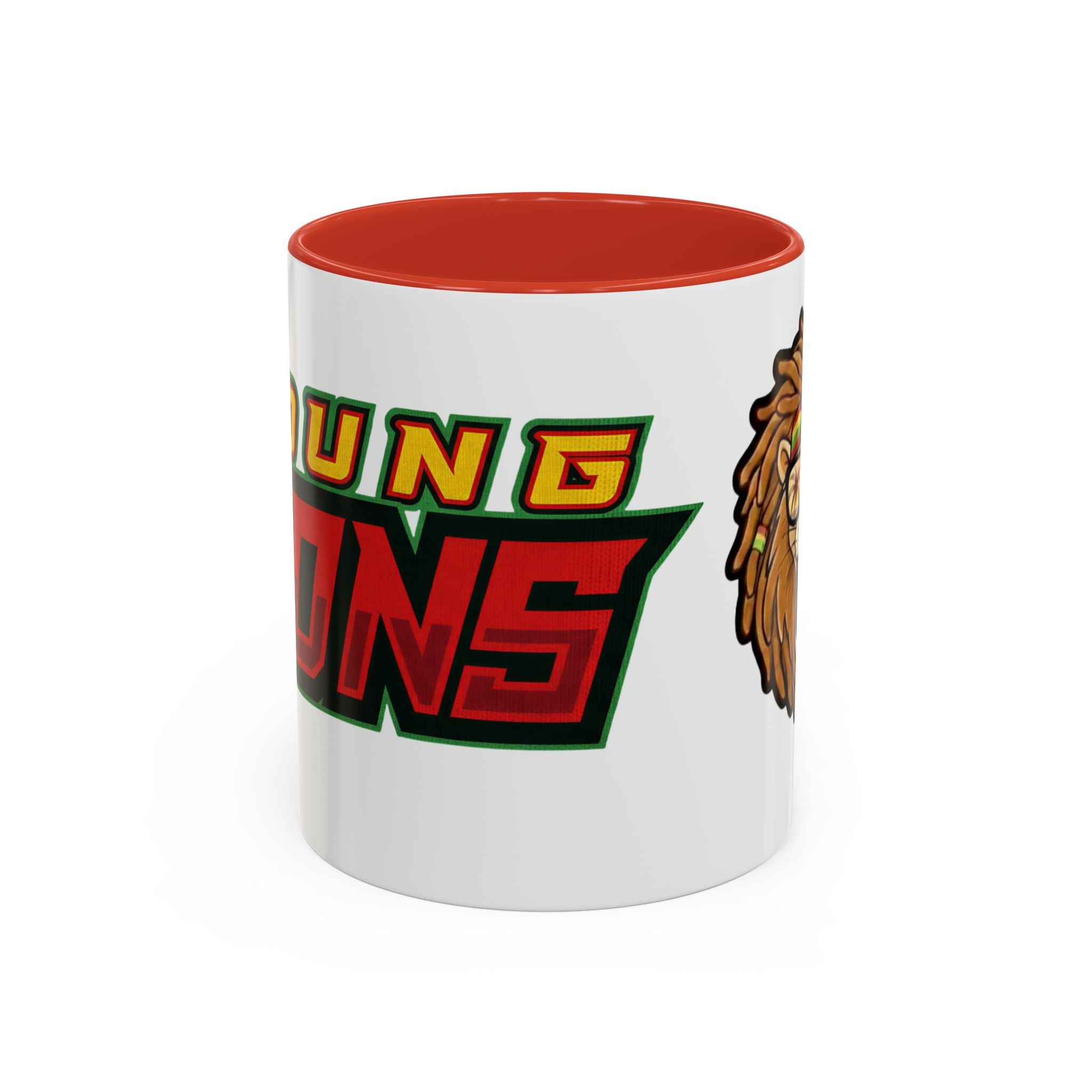 Rasta Lion Coffee Mug - Young Lions 305 Accent Ceramic Mug (11/15oz)