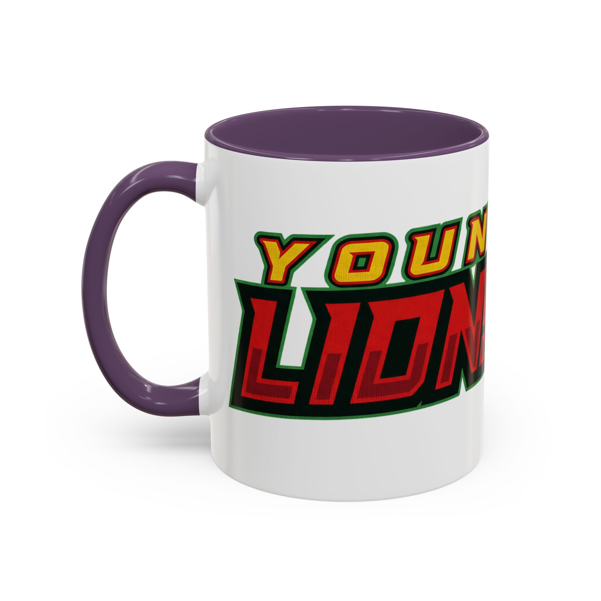 Rasta Lion Coffee Mug - Young Lions 305 Accent Ceramic Mug (11/15oz)