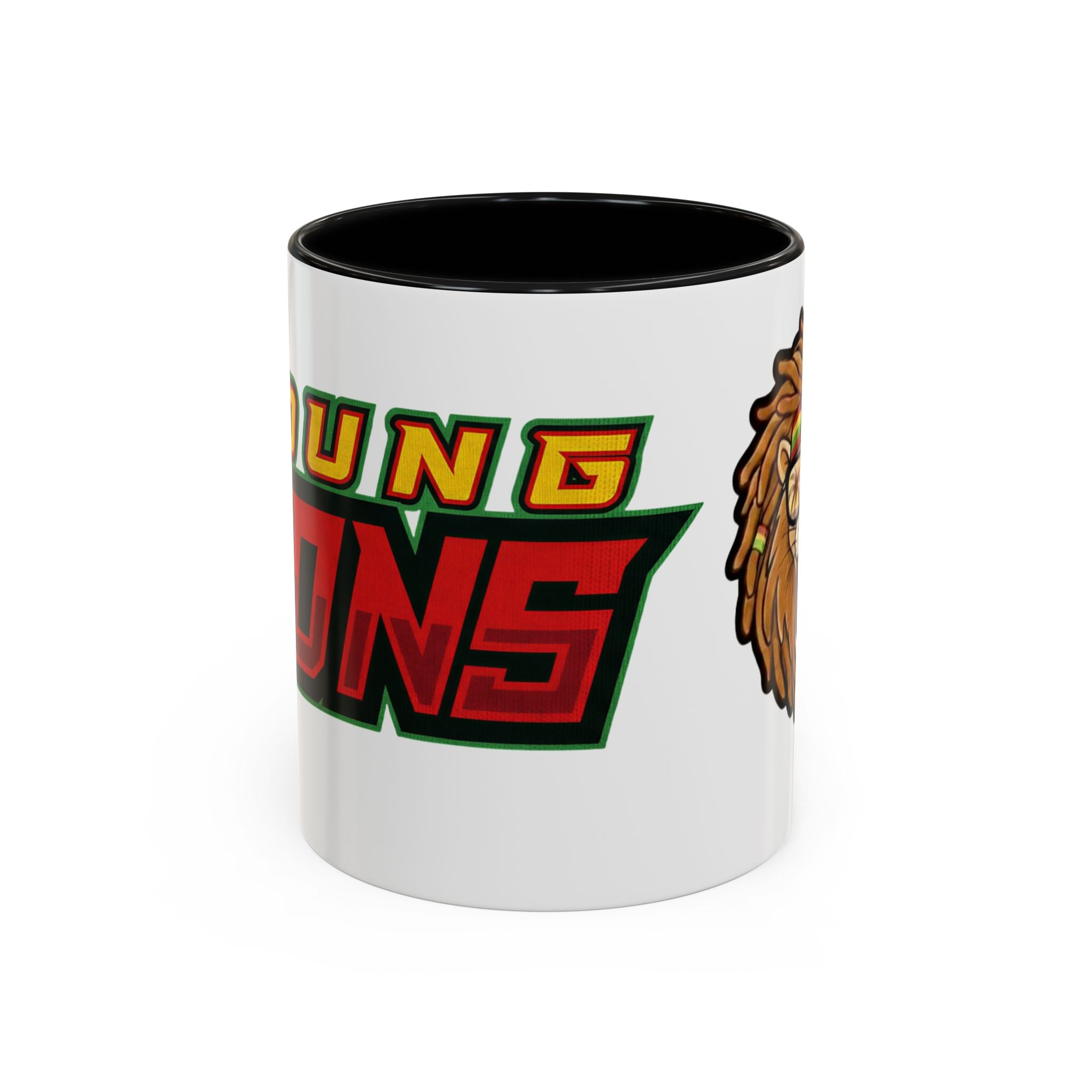 Rasta Lion Coffee Mug - Young Lions 305 Accent Ceramic Mug (11/15oz)