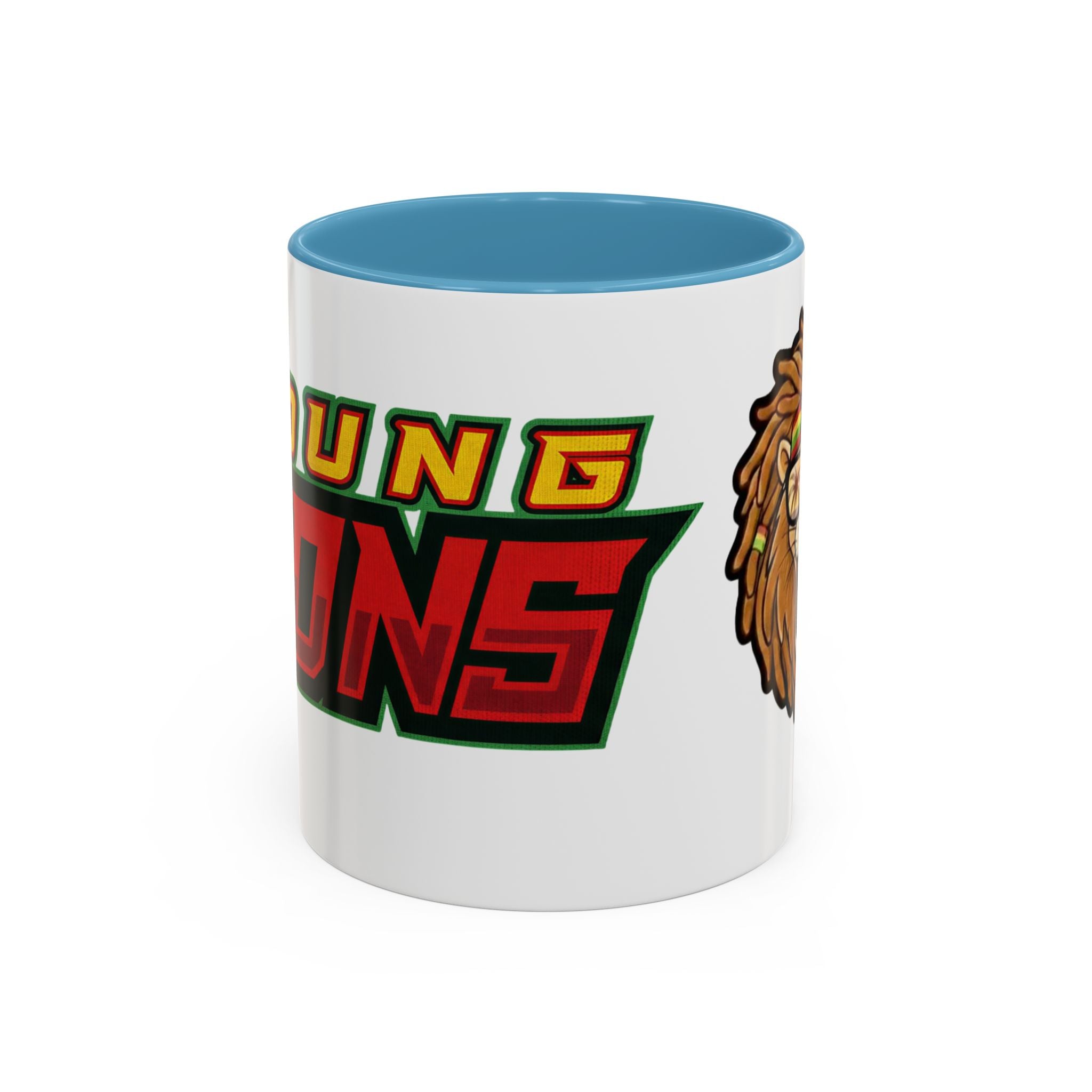 Rasta Lion Coffee Mug - Young Lions 305 Accent Ceramic Mug (11/15oz)