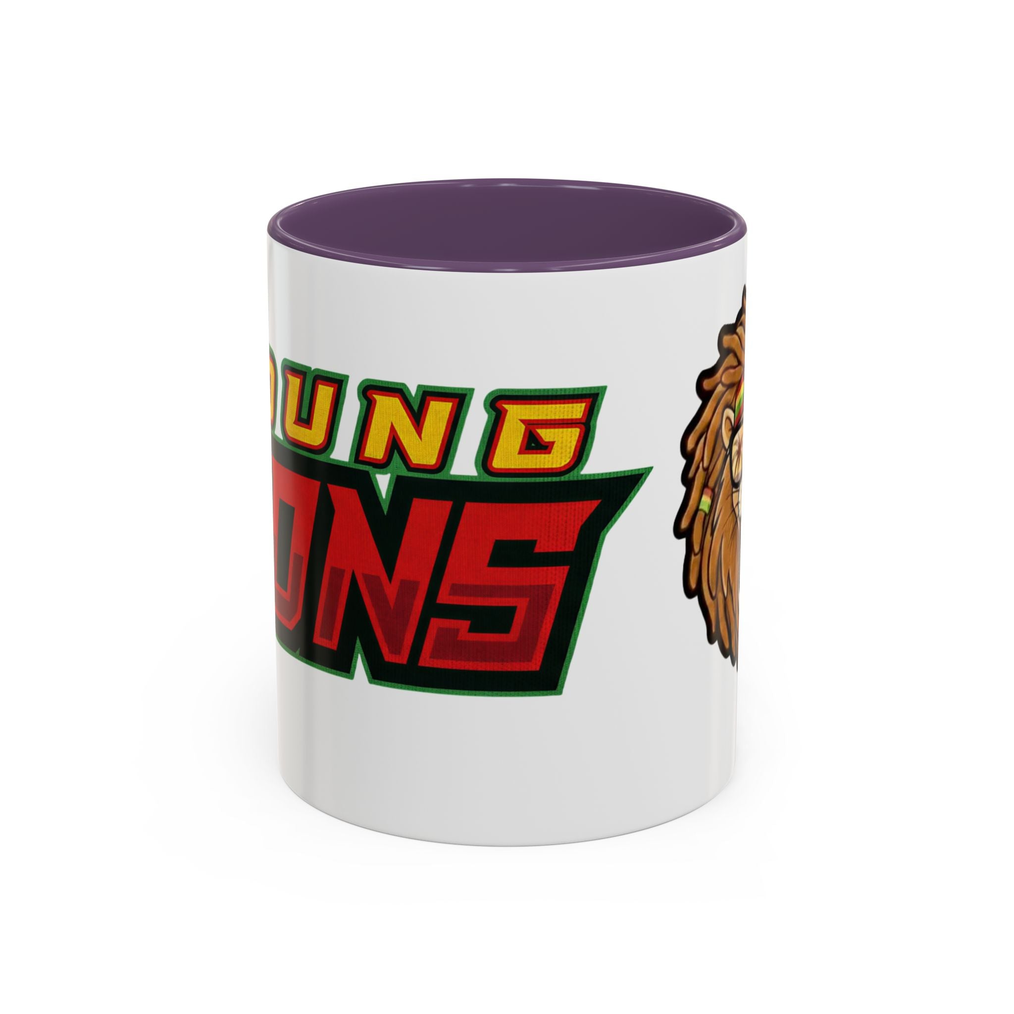 Rasta Lion Coffee Mug - Young Lions 305 Accent Ceramic Mug (11/15oz)