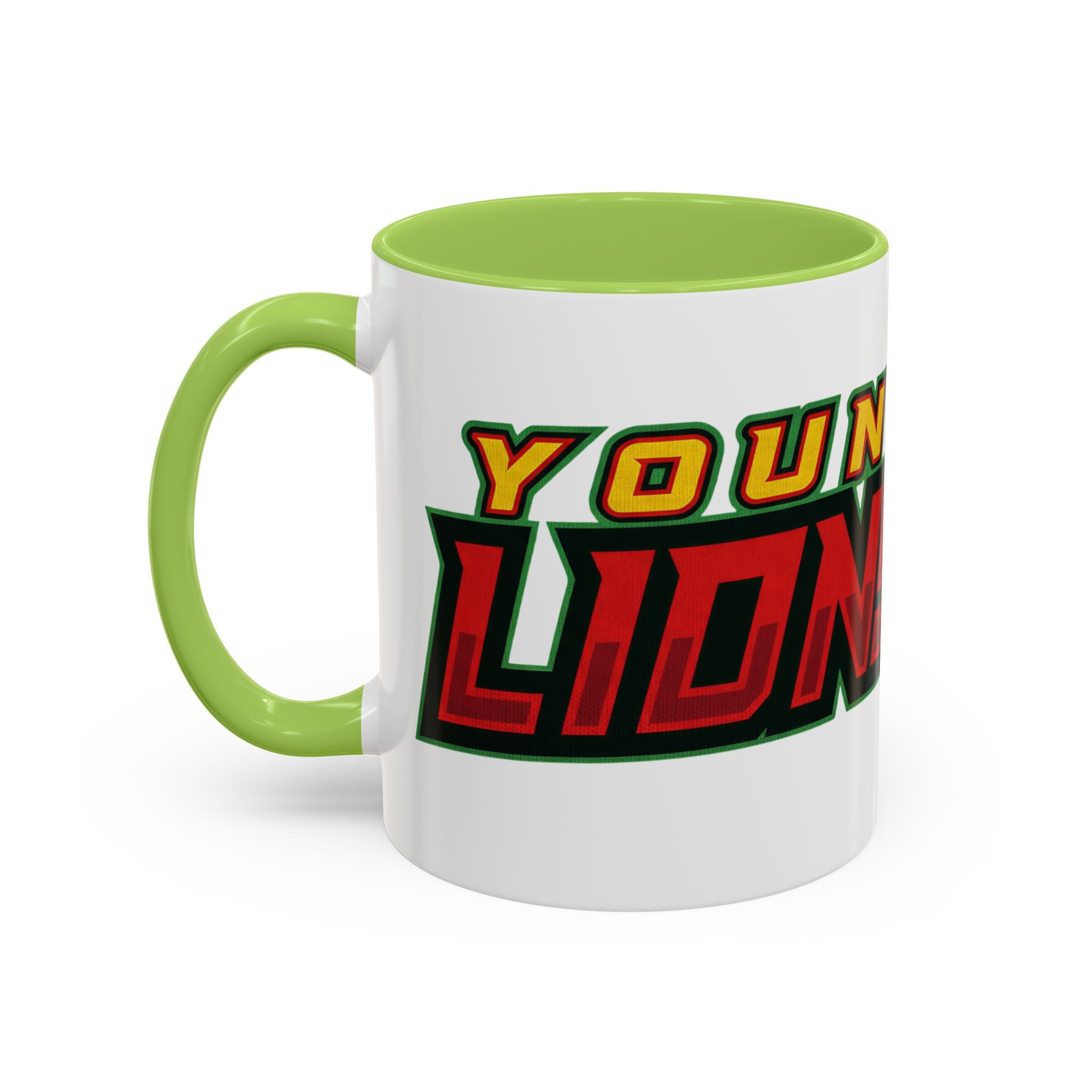 Rasta Lion Coffee Mug - Young Lions 305 Accent Ceramic Mug (11/15oz)