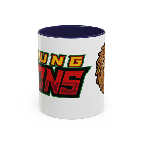 Rasta Lion Coffee Mug - Young Lions 305 Accent Ceramic Mug (11/15oz)